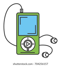 digital music player icon