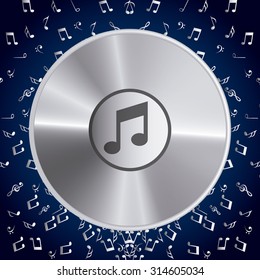 digital music technology design, vector illustration eps10 graphic 
