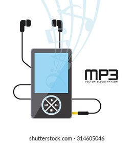 digital music technology design, vector illustration eps10 graphic 