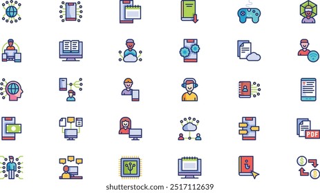 Digital native icon pack High-Quality Vector Icons Collection with Editable Stroke. Ideal for Professional and Creative Projects.