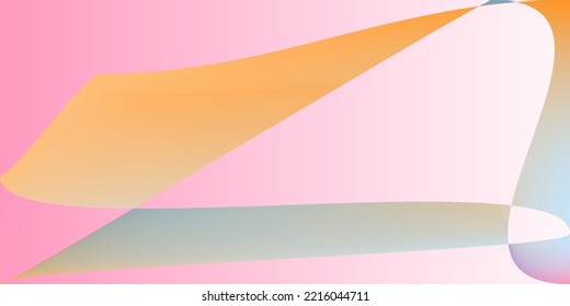 Digital Neon Smooth Rainbow Original Background. Pastel Minimal Dynamic Layers Technology Gradient Mesh. Pink Color Psychedelic Fluid Illustration. Futuristic Shape Multicolor Modern Smooth Surface.