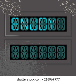 Digital neon word enjoe