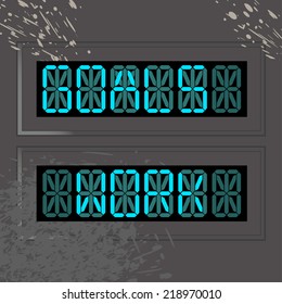 Digital neon word goals work