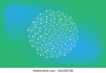 Digital net, technology, communication and networking concept