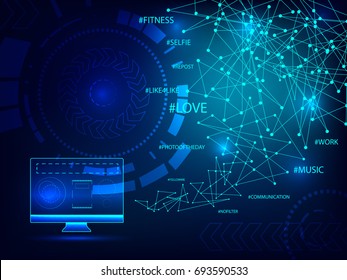 Digital Network Connections, Technology Background.
