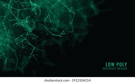 digital network mesh wire technology background