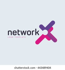Digital networking logo