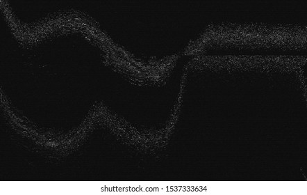 Digital noise interference. Faulty video signal of the surveillance camera. Vector illustration.