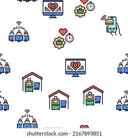 Ilustración de líneas delgadas con vectores de nómadas digitales sin problemas