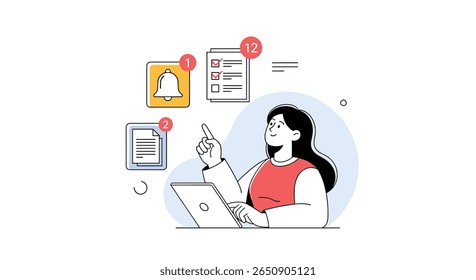 Digital notification management for enhanced productivity and workflow optimization strategies