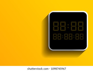 Digital Number Background, Vector illustration. you can place relevant content on the area.