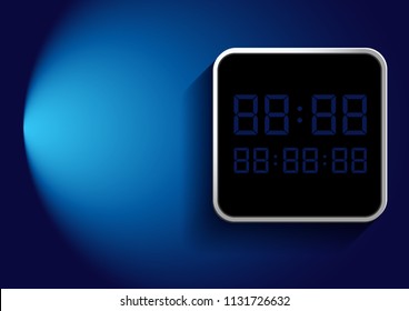 Digital Number Background, Vector illustration. you can place relevant content on the area.