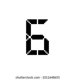 Digital number vector sign