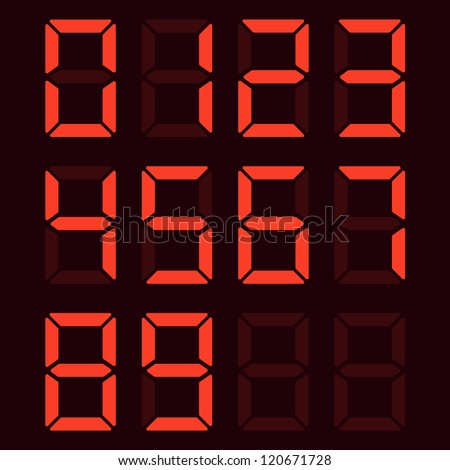 Similar – Image, Stock Photo 7 Digits and numbers