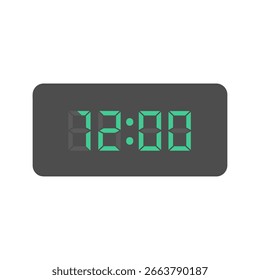 Material de ilustración de reloj de números digitales