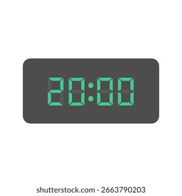 Material de ilustración de reloj de números digitales