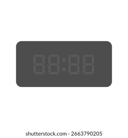 Material de ilustración de reloj de números digitales