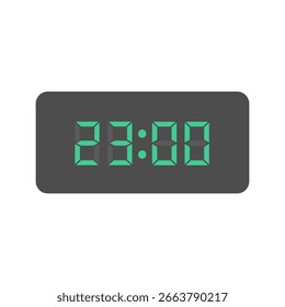 Material de ilustración de reloj de números digitales