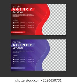 Digital Online Business Ideas Thumbnail, Abstract Thumbnail With Modern Editable Custom Template Banner Design