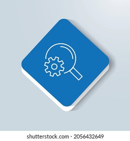 icono de optimización del diseño digital en línea