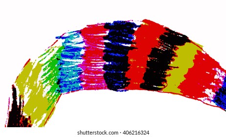 Digital painting abstract background.