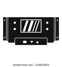 Digital panel icon. Simple illustration of digital panel vector icon for web design isolated on white background