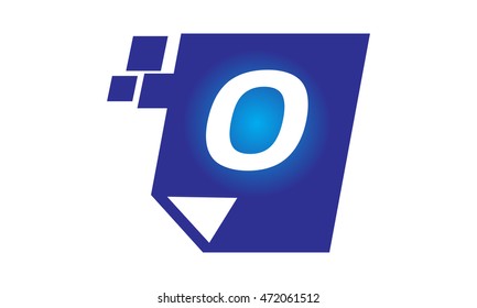 Digital Paper Initial O