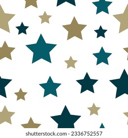 Digital Paper for Scrapbook Rainbow bright colors Stars Pattern seamless texture Hand drawn doodle elements in navy, pink and purple soft tones on white background. Festive Stars Wallpaper.