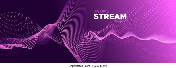 Digital Particles. Purple Big Data Stream. Light Tech Banner. Binary Matrix Background. Particle Motion. Glow Big Data Analysis. Tech Poster. Neon Binary Number Background. Particle Future.