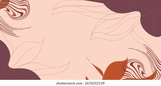 Digital pastel gradient background, background with soft pink and blue hues, background featuring smooth, flowing wave patterns. Minimal abstract gradient wavy line vector digital background