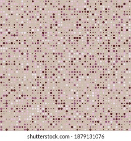 Digital Pattern with Color Dots. Abstract Colorful Background. Pixel Art. Vector Texture. Halftone Background. Retrofuturistic Square Pattern.