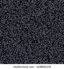 Digital pattern. Filled pattern of hearts. White colored seamless background. Cool vector illustration.