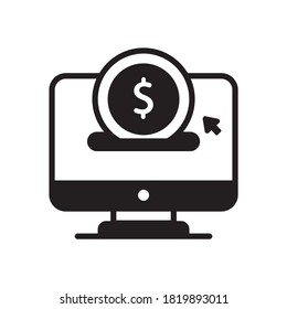Digital Pay vector style icon. EPS 10 file