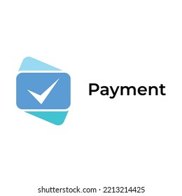 Digital payment card logo design, fast digital payment wallet. Logo for web, business, brand and payment.