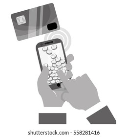 digital payment economy icon image vector illustration design 