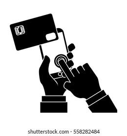 digital payment economy icon image vector illustration design 