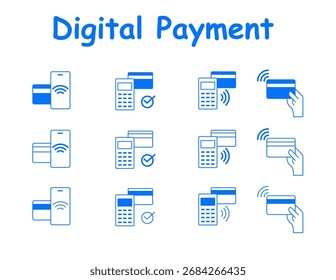 Icono de pago digital para empresas