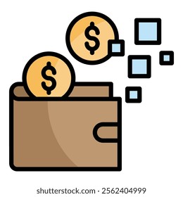 Digital Payment Icon Element For Design