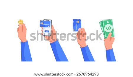 Digital payments: cryptocurrency, mobile apps, and credit cards for modern transactions