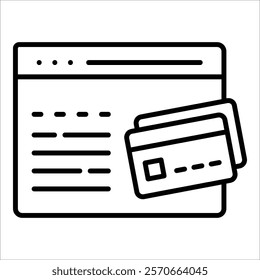 Digital Payments Icon Element For Design