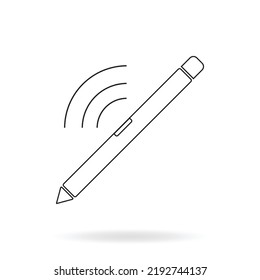 digital pen vector illustration for technology.