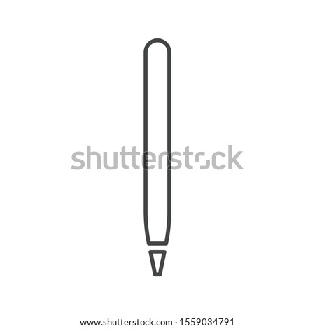 Digital pencil icon isolated on white background. Pencil symbol modern, simple, vector, icon for website design, mobile app, ui. Vector Illustration