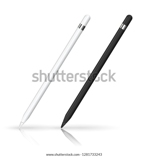 Digital Pens Mockup Vector Illustration Technology Stock Vector (Royalty Free) 1281733243