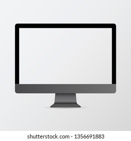 Digital personal computer screen mockup