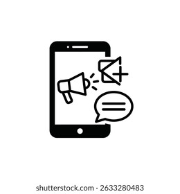 Digital Phone Displaying Sales Call Symbol for Efficient Customer Service and Prospecting