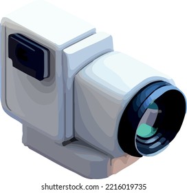 DIgital Photo Camera 3D isometric