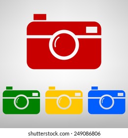 digital photo camera icon