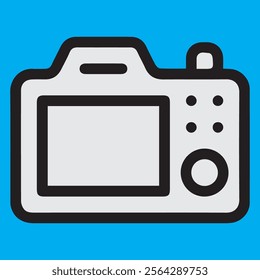 digital photo camera, icon photo camera