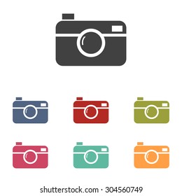 digital photo camera icon