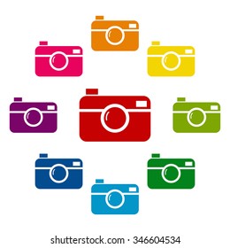 digital photo camera icon